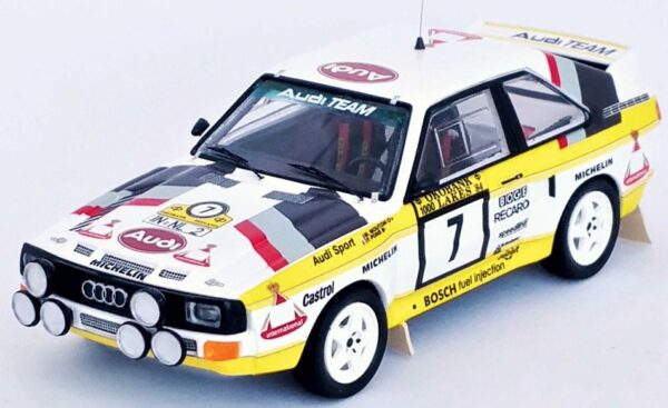 Trofeu - 1:43 Audi Sport Quattro Rally of 1000 Lakes 1984 #7 Michele Mouton/Fabrizia Pons