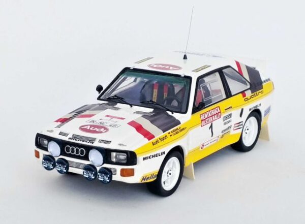 Trofeu - 1:43 Audi Sport Quattro 1st Ulster Rally 1984 Walter Rohrl/Christian Geistdorfer