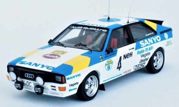Trofeu - 1:43 Audi Quattro 1st Rally of Sweden 1982 Stig Blomqvist/Bjorn Cederberg