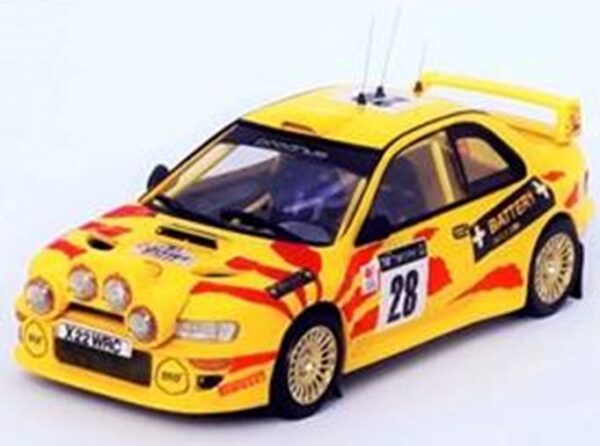 Trofeu - 1:43 Subaru Impreza WRC RAC UK Rally 2002 Mikko Hirvonen/J.Lehtinen