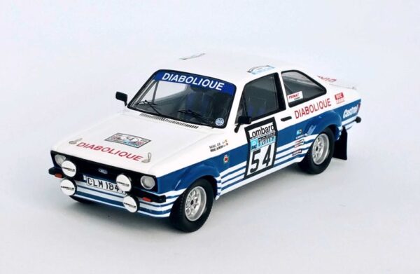 Trofeu - 1:43 Ford Escort Mk2 19th RAC Rally 1982 Rafael Cid/Miguel Oliveira