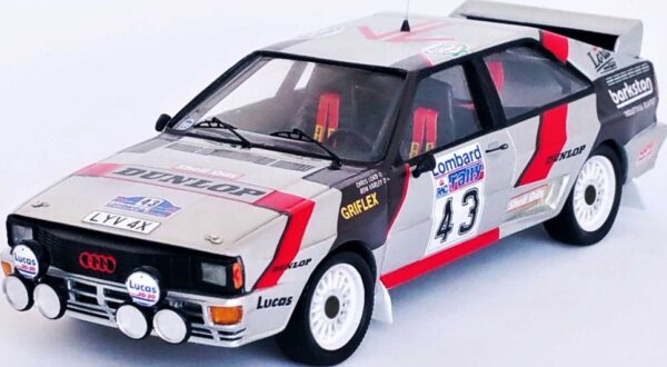 Trofeu - 1:43 Audi Quattro RAC Rally 1985 Lord/Varley