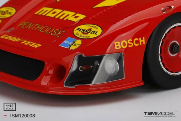true scale miniatures - 1:12 porsche 935/78 #70 drm 1981 norisring
