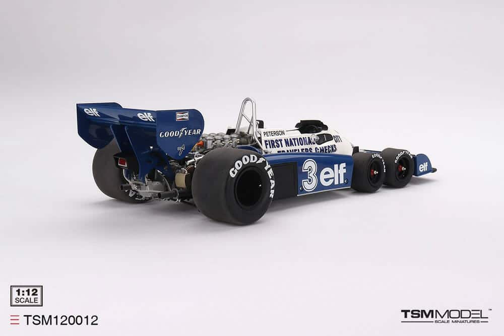 true scale miniatures - 1:12 resin tyrrell p34 #3 ronnie peterson 1977 monaco grand prix
