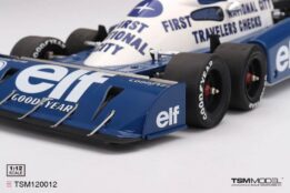 true scale miniatures - 1:12 resin tyrrell p34 #3 ronnie peterson 1977 monaco grand prix