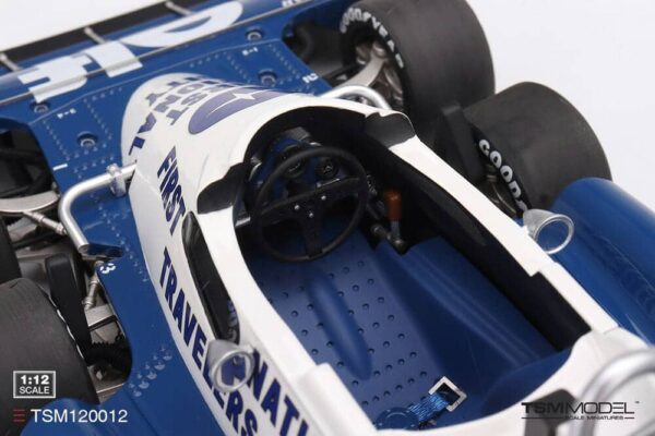 true scale miniatures - 1:12 resin tyrrell p34 #3 ronnie peterson 1977 monaco grand prix
