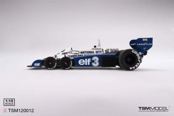 true scale miniatures - 1:12 resin tyrrell p34 #3 ronnie peterson 1977 monaco grand prix