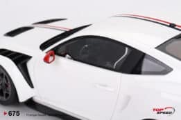 Top Speed - 1:18 Ford Mustang GTD Spirit of America White - Resin Model