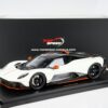 Top Speed 1:18 Aston Martin Valhalla Lunar White (TS0711) Resin Model 24 Top Speed 1:18 Aston Martin Valhalla in Lunar White (TS0711) resin model - front view with presentation box