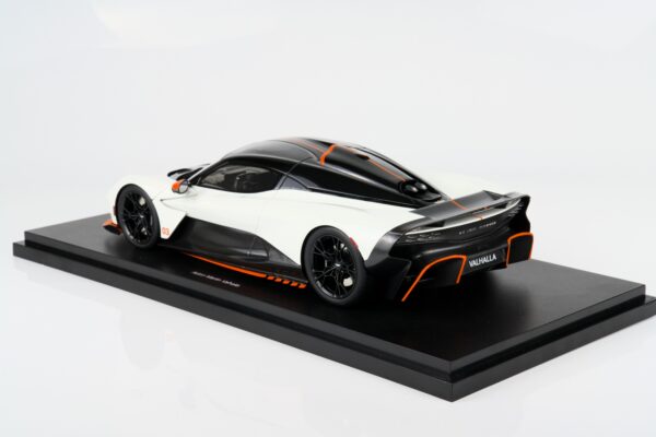 Top Speed 1:18 Aston Martin Valhalla Lunar White (TS0711) Resin Model 21 Top Speed 1:18 Aston Martin Valhalla in Lunar White (TS0711) resin model - high rear three-quarter view