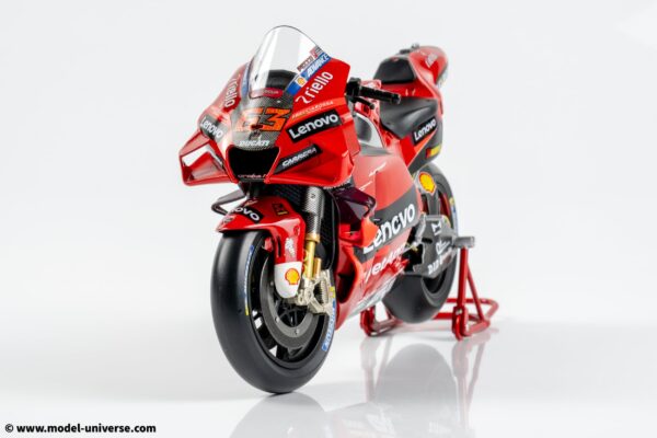 TSM 1:12 Ducati Desmosedici GP22 #63 Francesco Bagnaia 2022 World Champion MotoGP - Diecast Model 15 TSM 1:12 Ducati Desmosedici GP22 #63 Francesco Bagnaia 2022 World Champion MotoGP - Diecast Model