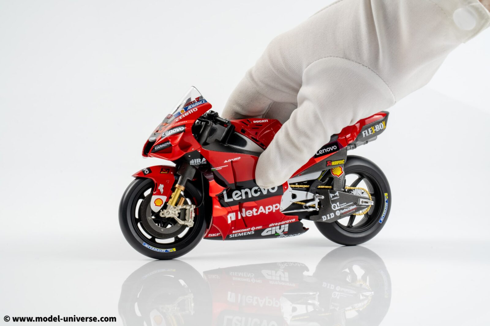 TSM 1:12 Ducati Desmosedici GP22 #63 Francesco Bagnaia 2022 World