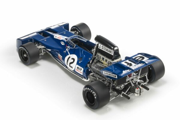 gp replicas - 1:18 tyrrell 003 #12 jackie stewart winner british gp silverstone 1971