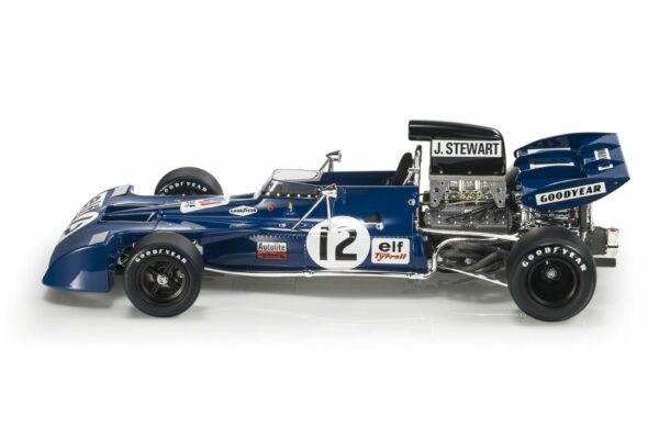 gp replicas - 1:18 tyrrell 003 #12 jackie stewart winner british gp silverstone 1971