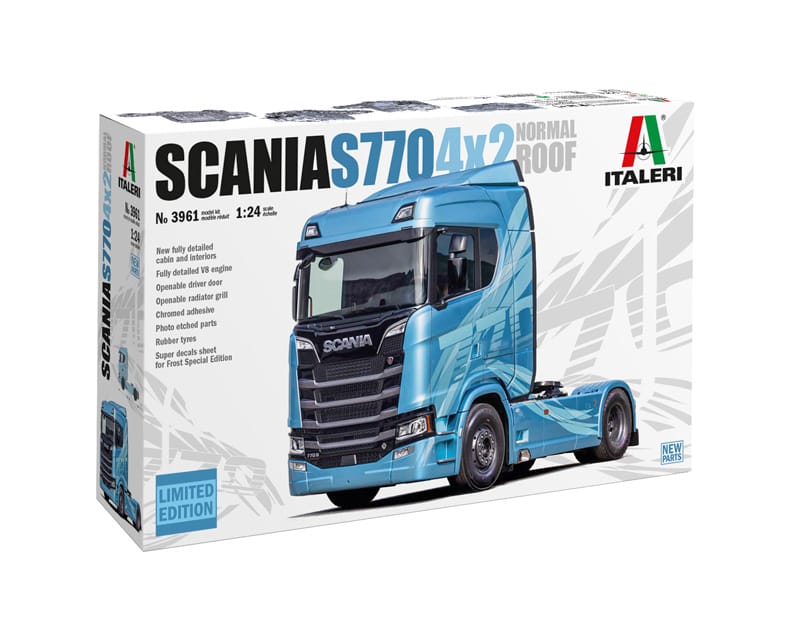 italeri - 1:24 scania s770 4x2 normal roof limited edition