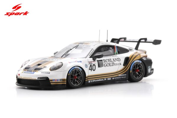 Alternative view of Spark 1:43 Porsche 911 GT3 Cup No.40 Andrew Rackstraw Porsche Carrera Cup Great Britain Champion 2025 (UK040) Resin Model