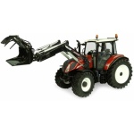 Universal Hobbies - 1:32 New Holland T5.120 'Centenario' with Black 740TL Front Loader