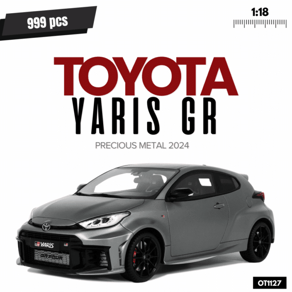 1:18 Toyota GR Yaris GR Precious Metal 2024 - Limited Edition Resin Model by Otto Mobile