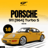 Porsche 911 (964) Turbo S Yellow 1994 - 1:8 Scale Limited Edition Resin Model by GT Spirit