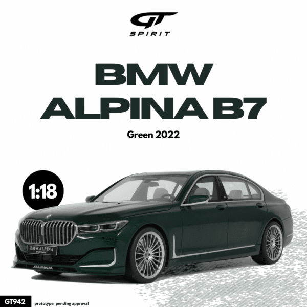 GT Spirit - 1:18 BMW Alpina B7 Green 2022 - Limited Edition Resin Model