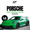 Porsche 911 (992) GT3 Green 2022 - 1:8 Scale Limited Edition Resin Model by GT Spirit