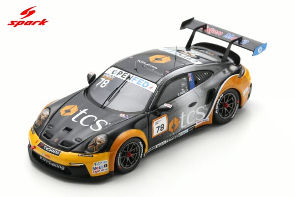 Spark 1:43 Porsche 911 GT3 Cup No.78 Ryan Yardley Porsche Deluxe Carrera Cup North America Champion 2025 (US460) Resin Model
