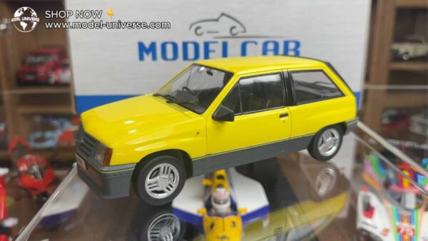 MCG - 1:18 Vauxhall Nova SR Yellow 1983 RHD - Exclusive UK Limited Edition of 300 - Diecast Model 10 MCG - 1:18 Vauxhall Nova SR Yellow 1983 RHD - Exclusive UK Limited Edition of 300 - Diecast Model