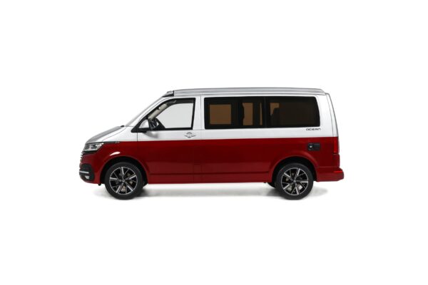 Otto Mobile 1:18 Volkswagen T6.1 California Ocean Fortana Red / Reflex Silver 2021 (OT1342) Limited Edition Resin Model 13 Otto Mobile 1:18 Volkswagen T6.1 California Ocean Fortana Red / Reflex Silver 2021 Limited Edition Resin Model