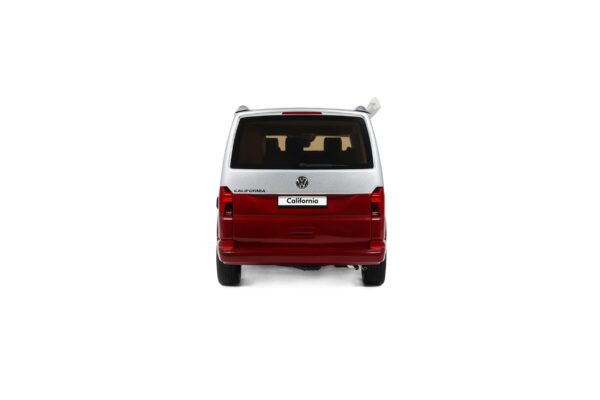 Otto Mobile 1:18 Volkswagen T6.1 California Ocean Fortana Red / Reflex Silver 2021 (OT1342) Limited Edition Resin Model 15 Otto Mobile 1:18 Volkswagen T6.1 California Ocean Fortana Red / Reflex Silver 2021 Limited Edition Resin Model