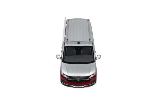 Otto Mobile 1:18 Volkswagen T6.1 California Ocean Fortana Red / Reflex Silver 2021 (OT1342) Limited Edition Resin Model 18 Otto Mobile 1:18 Volkswagen T6.1 California Ocean Fortana Red / Reflex Silver 2021 Limited Edition Resin Model