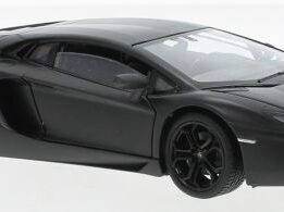 Welly 24033K Lamborghini Aventador LP700-4 Black Diecast Model Car