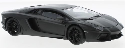 Welly 24033K Lamborghini Aventador LP700-4 Black Diecast Model Car