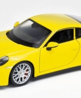 Welly 24099 Porsche 911 Carrera 4s Yellow Diecast Model 1:24