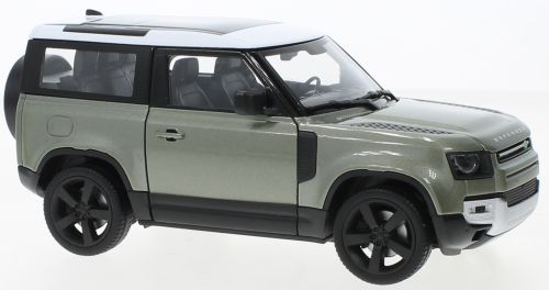 Welly 24110G Land Rover Defender 90 Green 2020 Diecast Model Car