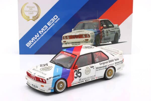Werk83 1:18 scale BMW M3 E30 #35 Winner 24h Nurburgring 1989 die-cast model car W18038007C photo 01