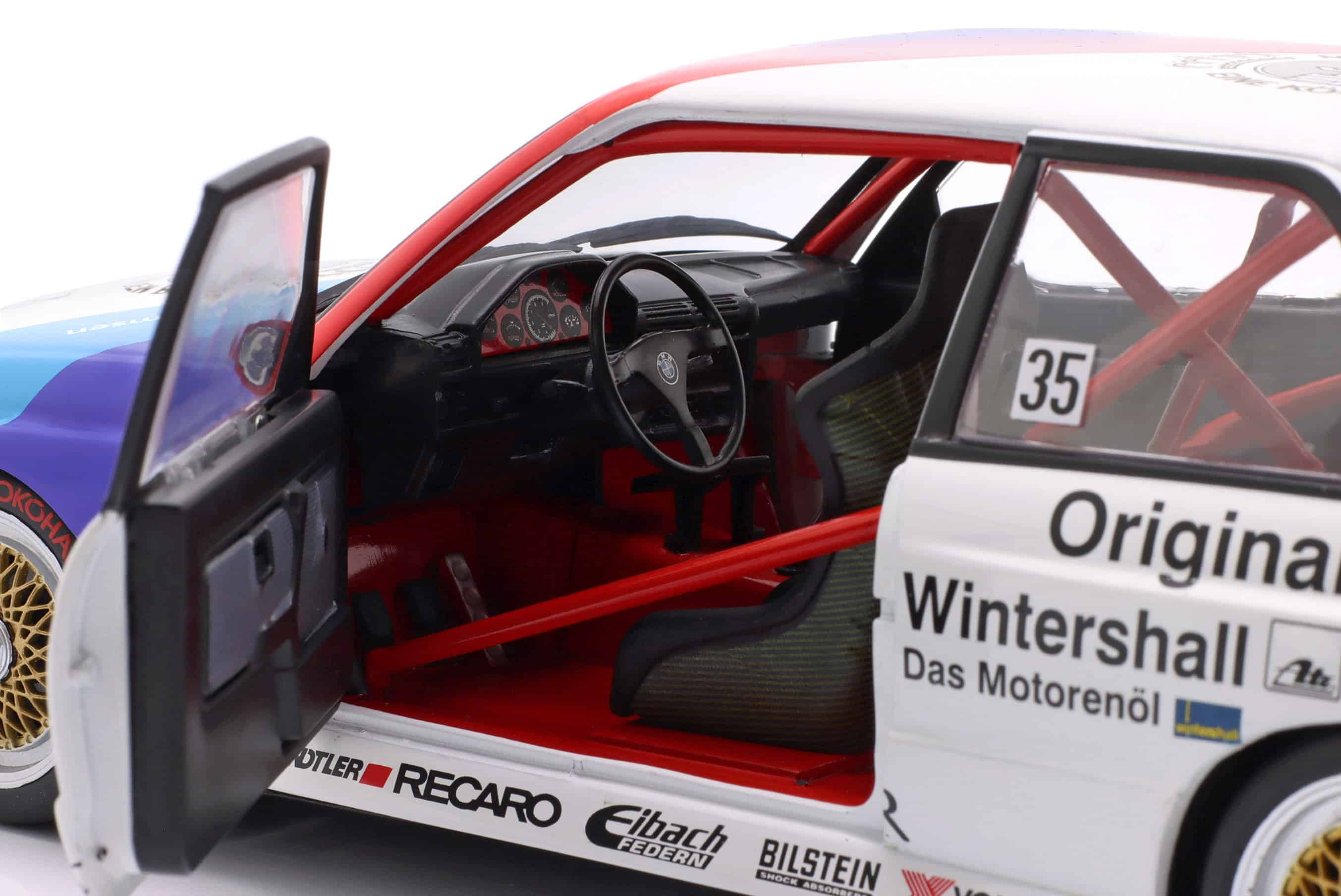 WERK83 1:18 BMW M3 (E30) No.35 Winner 24h Nurburgring 1989 Pirro, Ravaglia, Giroix (W18038007C) Diecast Model with Collector's Box 9 Werk83 1:18 scale BMW M3 E30 #35 Winner 24h Nurburgring 1989 die-cast model car W18038007C photo 08