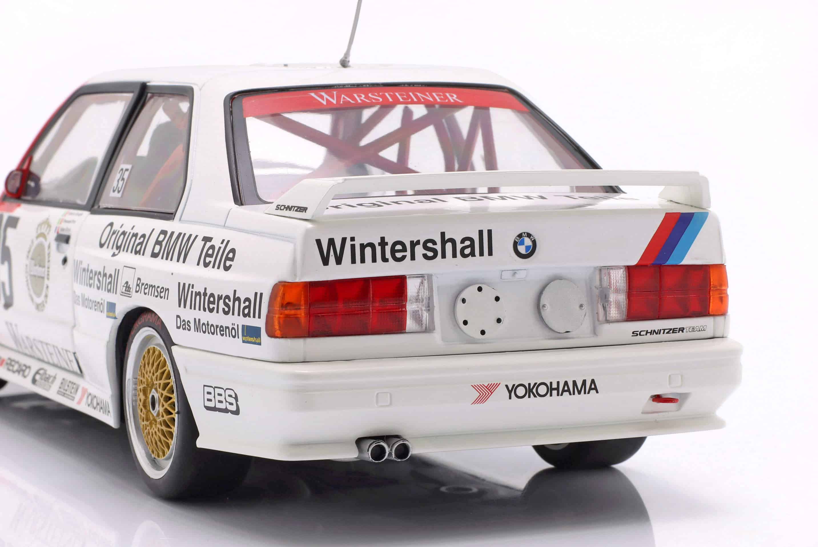 WERK83 1:18 BMW M3 (E30) No.35 Winner 24h Nurburgring 1989 Pirro, Ravaglia, Giroix (W18038007C) Diecast Model with Collector's Box 7 Werk83 1:18 scale BMW M3 E30 #35 Winner 24h Nurburgring 1989 die-cast model car W18038007C photo 10