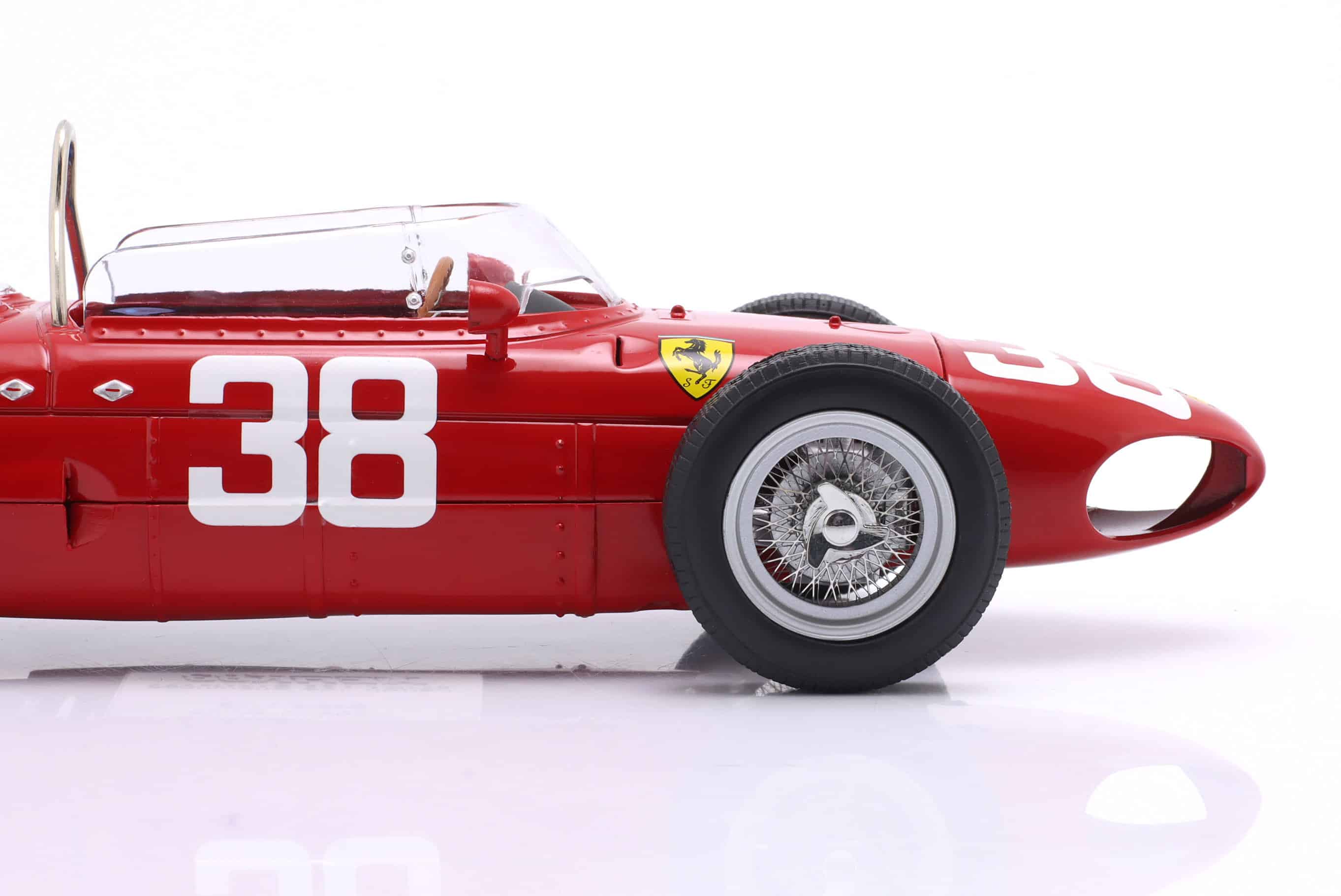 WERK83 1:18 Ferrari 156 Sharknose No.38 Phil Hill 3rd Monaco GP F1 World Champion 1961 (W1807908) Diecast Model 7 WERK83 1:18 Ferrari 156 Sharknose No.38 Phil Hill 3rd Monaco GP F1 World Champion 1961 (W1807908) Diecast Model