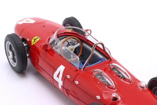 WERK83 1:18 Ferrari 156 Sharknose No.4 Wolfgang von Trips Winner British GP F1 1961 (W1807902) Diecast Model 11 WERK83 1:18 Ferrari 156 Sharknose No.4 Wolfgang von Trips Winner British GP F1 1961 (W1807902) Diecast Model