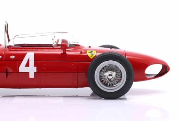 WERK83 1:18 Ferrari 156 Sharknose No.4 Wolfgang von Trips Winner British GP F1 1961 (W1807902) Diecast Model 12 WERK83 1:18 Ferrari 156 Sharknose No.4 Wolfgang von Trips Winner British GP F1 1961 (W1807902) Diecast Model