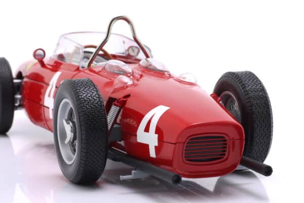 WERK83 1:18 Ferrari 156 Sharknose No.4 Wolfgang von Trips Winner British GP F1 1961 (W1807902) Diecast Model 13 WERK83 1:18 Ferrari 156 Sharknose No.4 Wolfgang von Trips Winner British GP F1 1961 (W1807902) Diecast Model