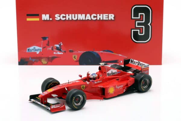 WERK83 1:18 Ferrari F300 No.3 Michael Schumacher Winner Canada GP F1 1998 Moments (W18033008-CB) Diecast Model