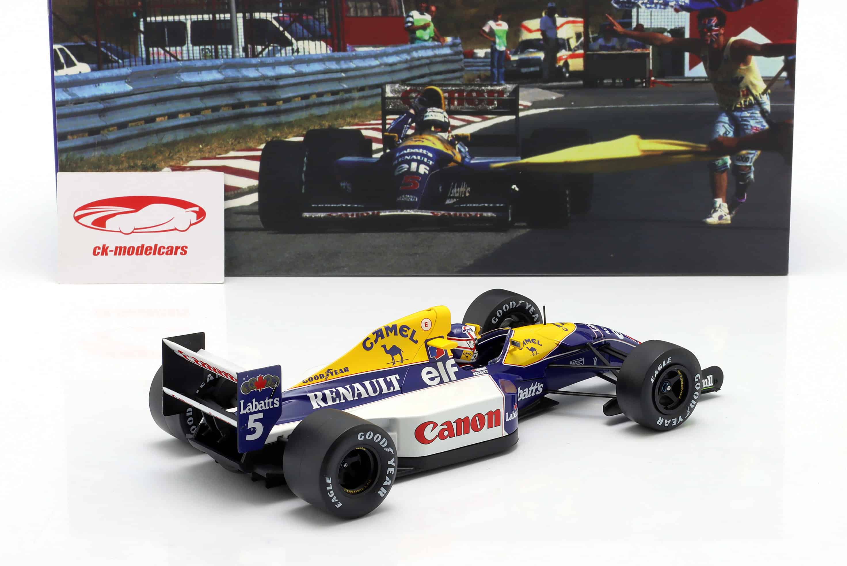 WERK83 1:18 Williams FW14B No.5 Nigel Mansell F1 World Champion 1992 (W18065001) Diecast Model 2 WERK83 1:18 Williams FW14B No.5 Nigel Mansell F1 World Champion 1992 (W18065001) Diecast Model