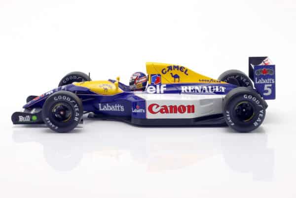 WERK83 1:18 Williams FW14B No.5 Nigel Mansell F1 World Champion 1992 (W18065001) Diecast Model 13 WERK83 1:18 Williams FW14B No.5 Nigel Mansell F1 World Champion 1992 (W18065001) Diecast Model