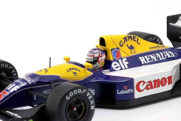 WERK83 1:18 Williams FW14B No.5 Nigel Mansell F1 World Champion 1992 (W18065001) Diecast Model 16 WERK83 1:18 Williams FW14B No.5 Nigel Mansell F1 World Champion 1992 (W18065001) Diecast Model