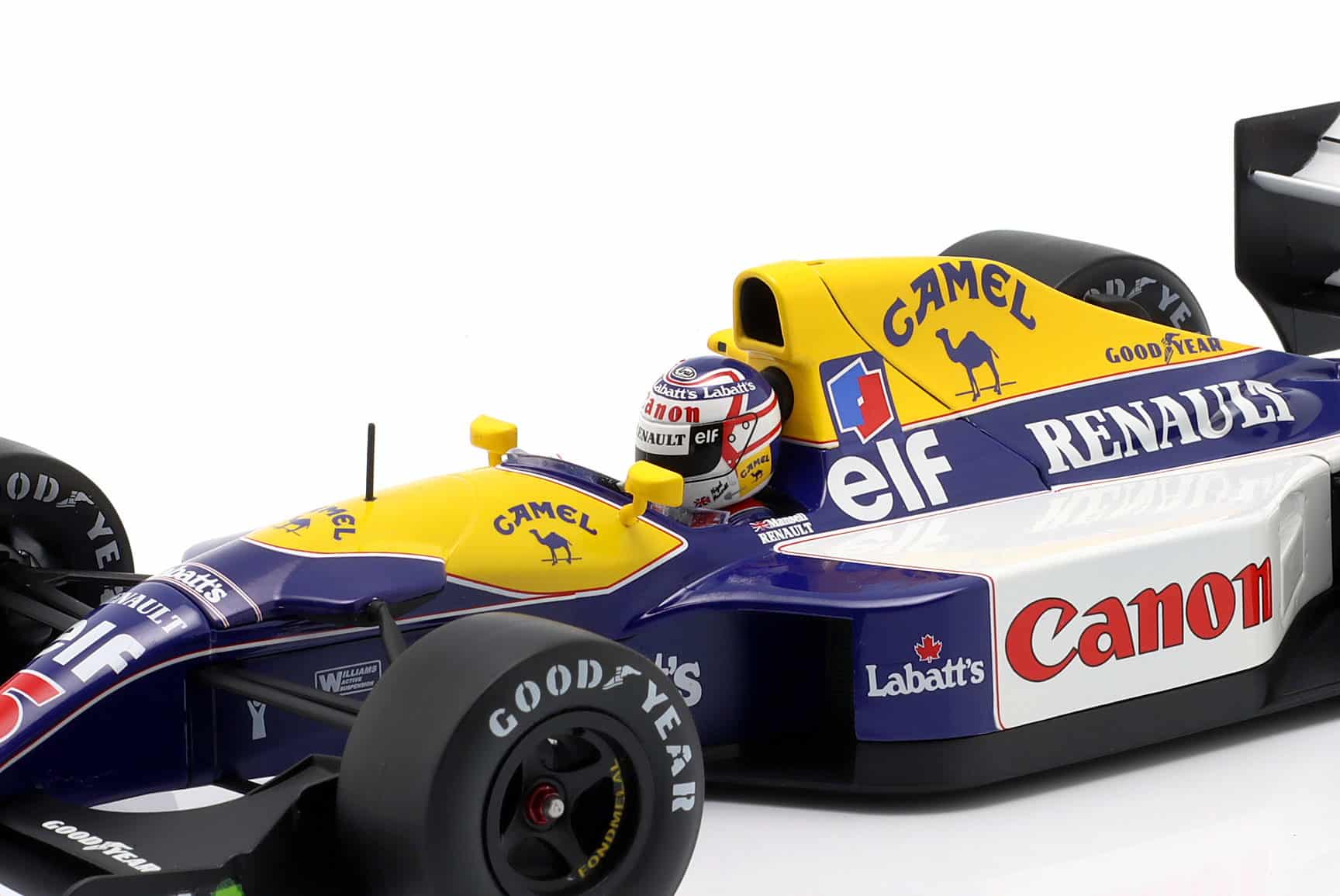 WERK83 1:18 Williams FW14B No.5 Nigel Mansell F1 World Champion 1992 (W18065001) Diecast Model 8 WERK83 1:18 Williams FW14B No.5 Nigel Mansell F1 World Champion 1992 (W18065001) Diecast Model