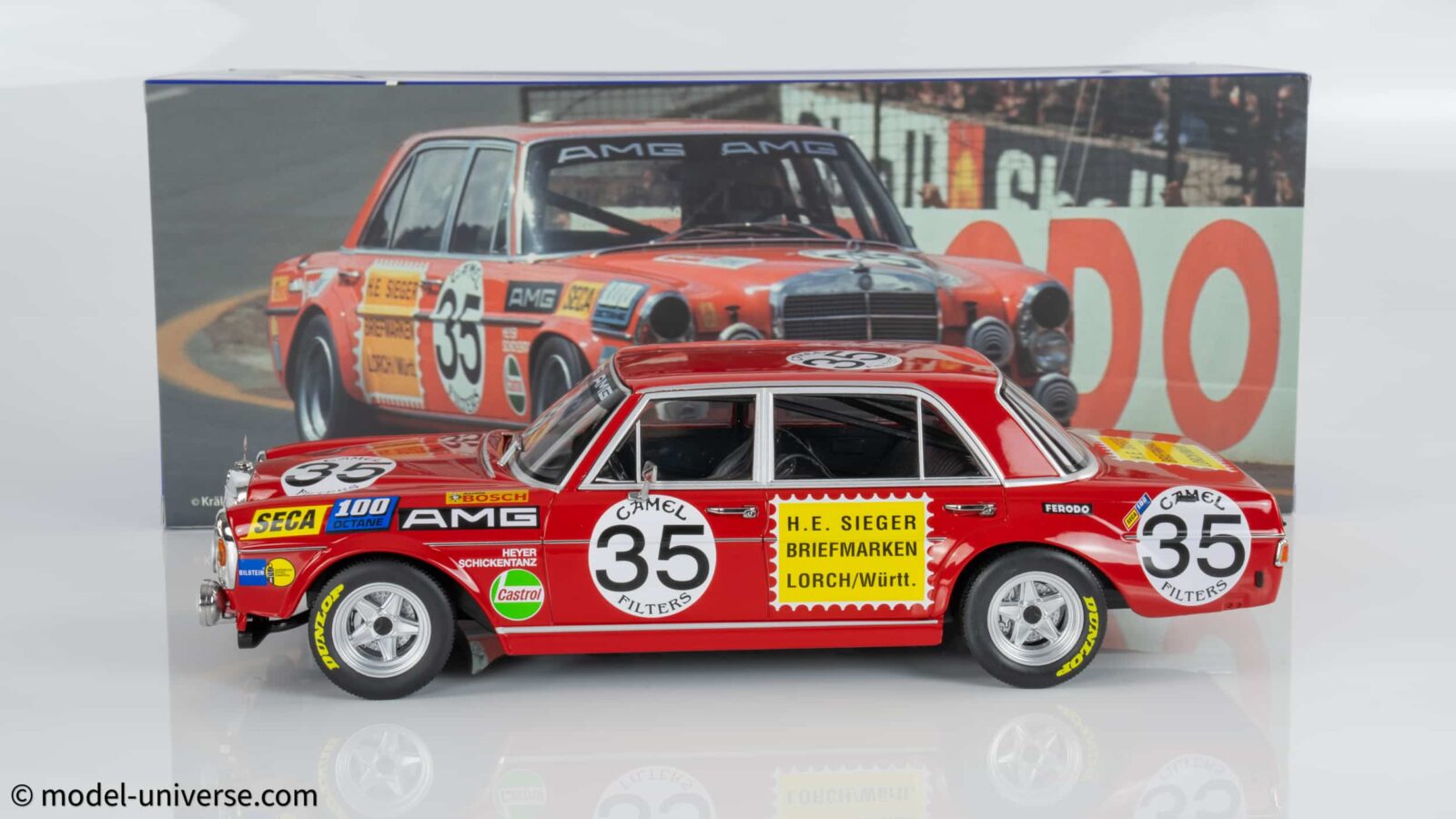 WERK83 - 1:18 Mercedes-Benz AMG 300 SEL 6.3 No.35 2nd Spa 24h 1971