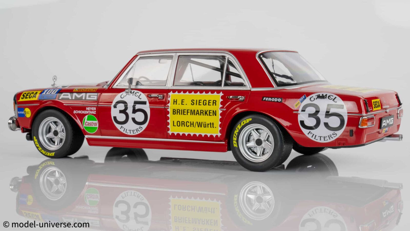 WERK83 - 1:18 Mercedes-Benz AMG 300 SEL 6.3 No.35 2nd Spa 24h 1971