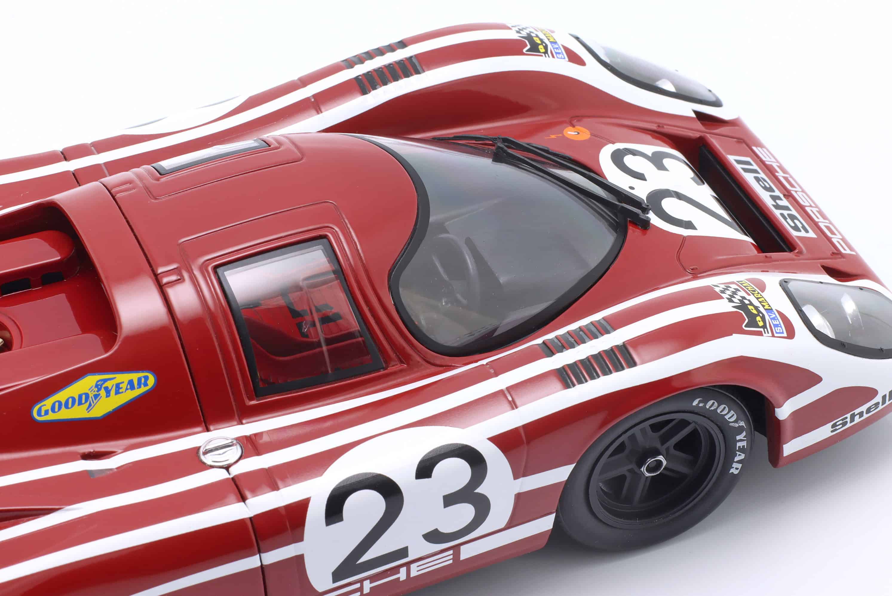 WERK83 1:18 Porsche 917K No.23 Winner 24h Le Mans 1970 (Attwood, Herrmann) (W1802601) Diecast Model 5 WERK83 1:18 Porsche 917K No.23 Winner 24h Le Mans 1970 (Attwood, Herrmann) (W1802601) Diecast Model - Image 5
