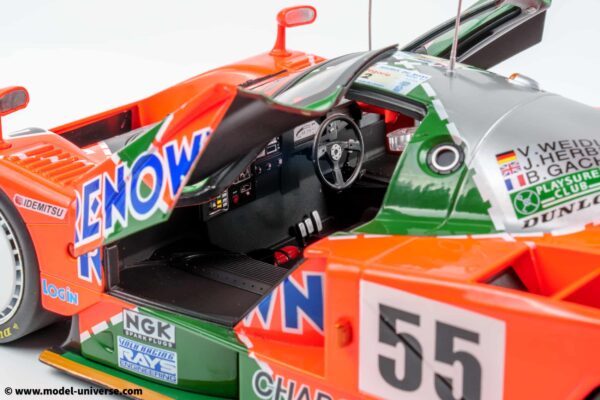 WERK83 - 1:12 Mazda 787B No.55 Winner 24h Le Mans 1991 Weidler, Herbert, Gachot - Diecast Model 20 WERK83 - 1:12 Mazda 787B No.55 Winner 24h Le Mans 1991 Weidler, Herbert, Gachot - Diecast Model